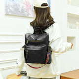 Women Backpacks High Leather Backpack School Bags Ladies Bagpack