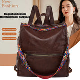 Women Leather Backpack School Bags Ladies Bagpack Large Capacity
