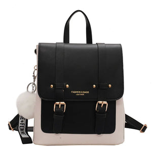 Women Backpacks High Leather Travel Backpack Small School Bags for Girls