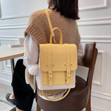 Women Backpacks High Leather Travel Backpack Small School Bags for Girls
