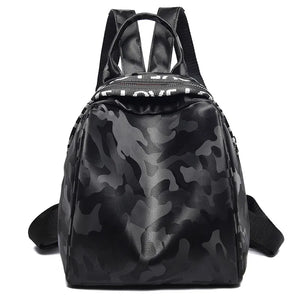 Women Leather Business Bag Travel Shoulder Backpack