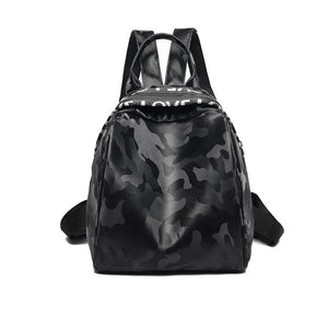 Women Leather Business Bag Travel Shoulder Backpack