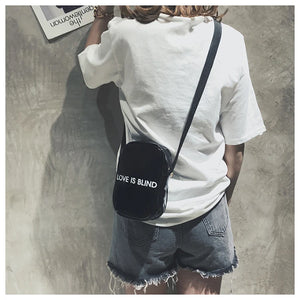 Leather Women's Sports Mini Cellphone Bag Crossbody Shoulder Bag