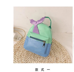 Women Leather Rucksack Travel Shoulder Bag School Backpack