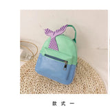 Women Leather Rucksack Travel Shoulder Bag School Backpack
