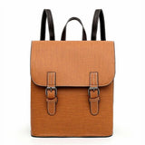 Women Leather Travel School Backpack Large Rucksack Laptop Satchel Bag