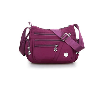 Women's Waterproof Nylon Messenger Bag Crossbody Shoulder Bag