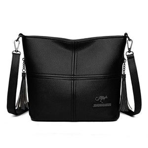 Women Bag PU Soft Leather Texture Messenger Shoulder Crossbody Casual Mother Bag