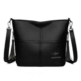 Women Bag PU Soft Leather Texture Messenger Shoulder Crossbody Casual Mother Bag