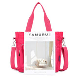 High Top-handle Nylon Travel Bag Large Crossbody Tote Shoulder Bags for Women