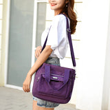 High Top-handle Nylon Travel Bag Large Crossbody Tote Shoulder Bags for Women