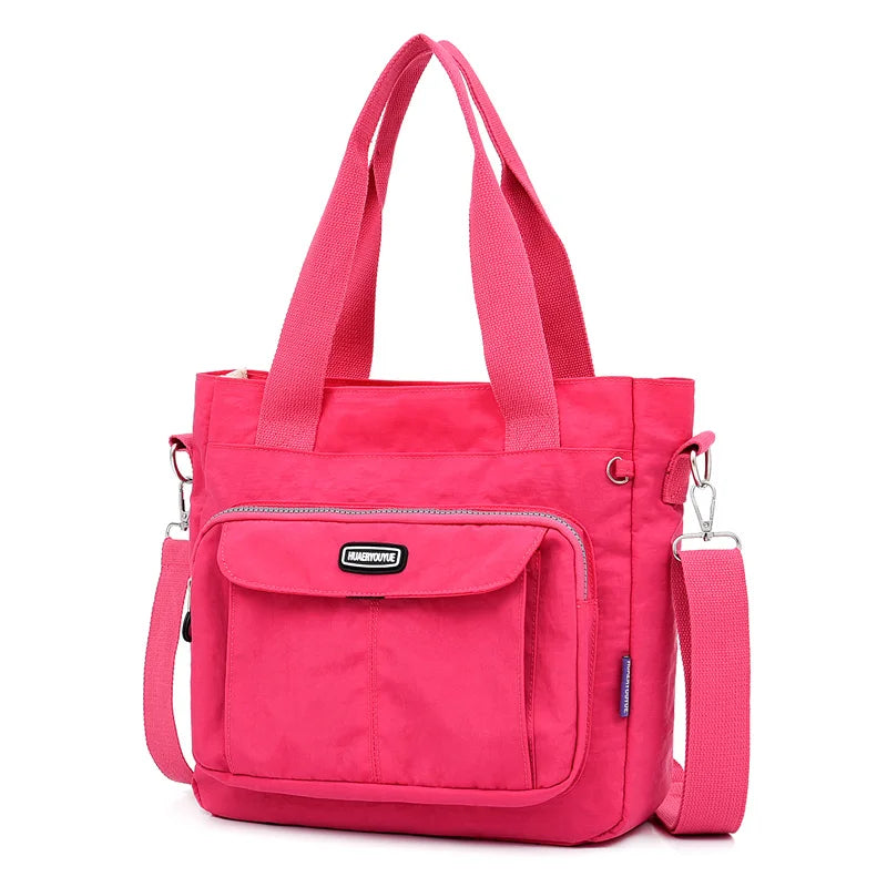 High Top-handle Nylon Travel Bag Large Crossbody Tote Shoulder Bags for Women