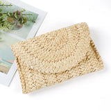 Women Straw Shoulder Tote Messenger Knit Satchel Bag Beach Bags