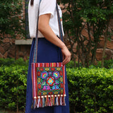 Bohemia Bags Vintage Ethnic Shoulder Bag Embroidery Tassel Tote Messenger
