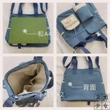 Women Canvas Handbags Messenger Bag Youth Ladies Tote Shoulder Bag