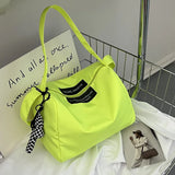 Women Canvas Messenger Bag Large Capacity Shoulder Bag Casual Zipper