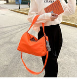 Women Canvas Messenger Bag Large Capacity Shoulder Bag Casual Zipper