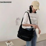 Womens Canvas Messenger Bag Cross Body Eco Handbag