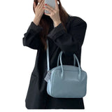 Women Casual Tote Handbags Daily Crossbody Bag Retro Oil Wax Leather