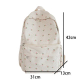 Women College Student Backpack Large Capacity Travel Laptop Rucksack