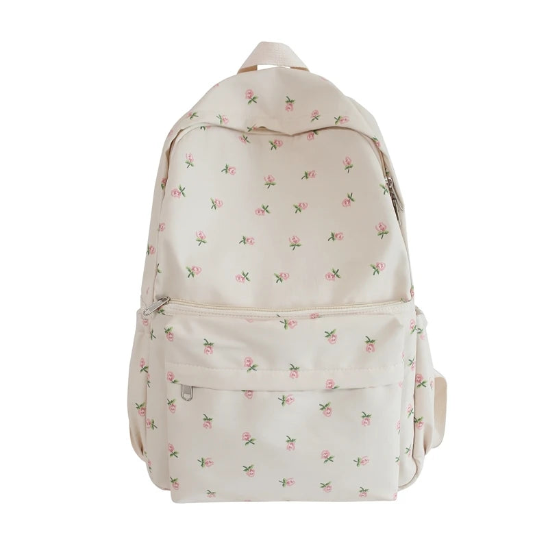 Women College Student Backpack Large Capacity Travel Laptop Rucksack