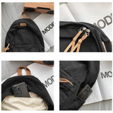 Canvas Student Travel Backpack Rucksack for Teenage Boys Girls School Bag