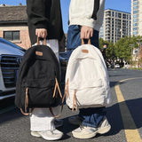 Canvas Student Travel Backpack Rucksack for Teenage Boys Girls School Bag