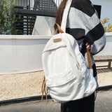 Canvas Student Travel Backpack Rucksack for Teenage Boys Girls School Bag