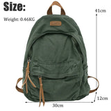 Canvas Student Travel Backpack Rucksack for Teenage Boys Girls School Bag