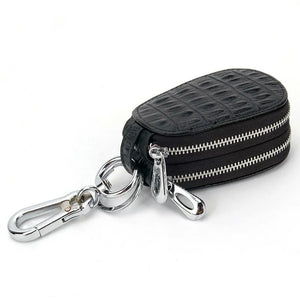 Crocodile Pattern Key Wallets Leather Double Layer Zipper Multifunctional Male C