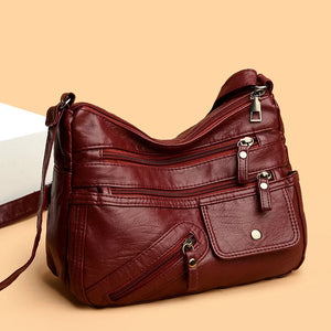 Women Crossbody Bag Messenger Lady Shoulder Handbags Purses PU Leather