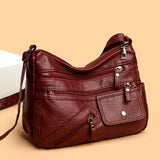Women Crossbody Bag Messenger Lady Shoulder Handbags Purses PU Leather