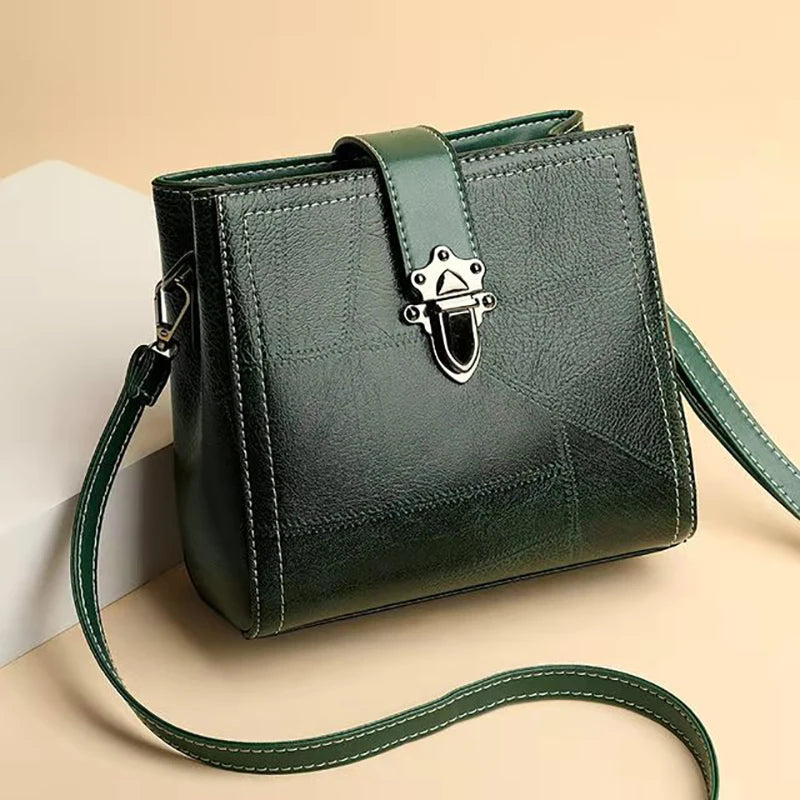 Women Crossbody Bags Vintage PU Leather Shoulder Tote Bolsas