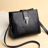 Women Crossbody Bags Vintage PU Leather Shoulder Tote Bolsas