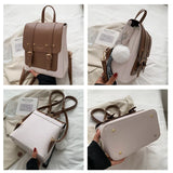 Women Backpacks High Leather Travel Backpack Sac A Dos