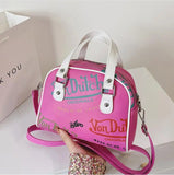 Graffiti Seashells Crossbody Handbag for Women