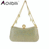 Diamond Wedding Shoulder Bag Bling Party Handbag Chain Ladies