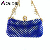 Diamond Wedding Shoulder Bag Bling Party Handbag Chain Ladies