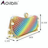 Diamond Wedding Shoulder Bag Bling Party Handbag Chain Ladies