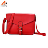 Women Envelope Bag PU Leather Messenger Handbag Shoulder Crossbody Purse