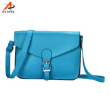 Women Envelope Bag PU Leather Messenger Handbag Shoulder Crossbody Purse