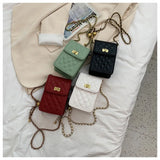 Women Mini Handbag Casual Leather Small Shoulder Messenger Bag