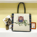 Women Portable Canvas Bags Lady Large Capacity Tote Bag