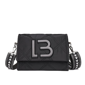 Women Flap Shoulder Bag Spain Nylon Tassle Crossbody Bags Chain Purses