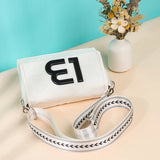 Women Flap Shoulder Bag Spain Nylon Tassle Crossbody Bags Chain Purses