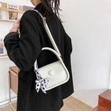 Retro Bow Decoration Messenger Bag for Women