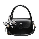 Retro Bow Decoration Messenger Bag for Women
