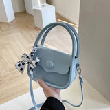 Retro Bow Decoration Messenger Bag for Women