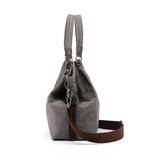 Casual Canvas Shoulder Bag Large Capacity Top-handle Bag