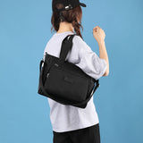 Waterproof Oxford Tote Shoulder Bag Large Capacity Top-handle Messenger Bag